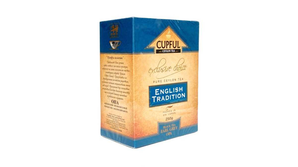 Cupful English Tradition Earl Grey 250